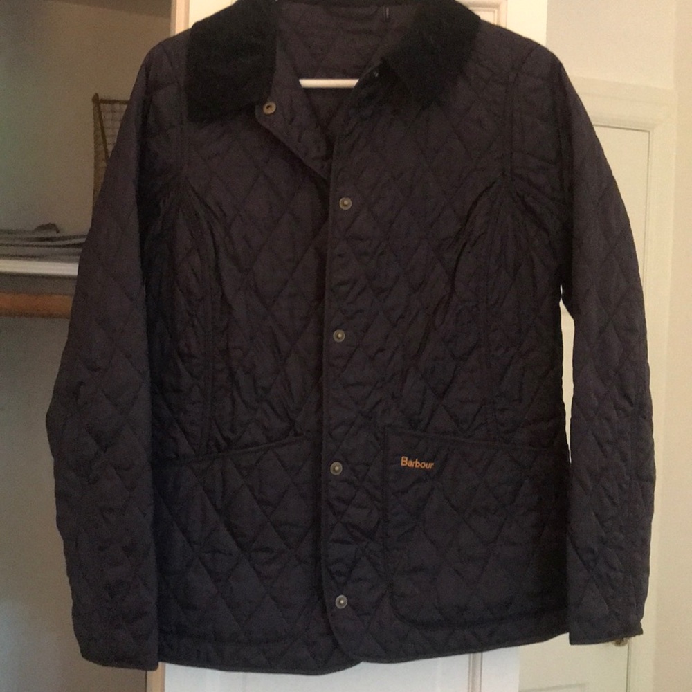 Barbour Navy Blue Quilted Jacket
